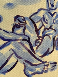 Image 5 of Watercolour ~ Blue Boys Series IX