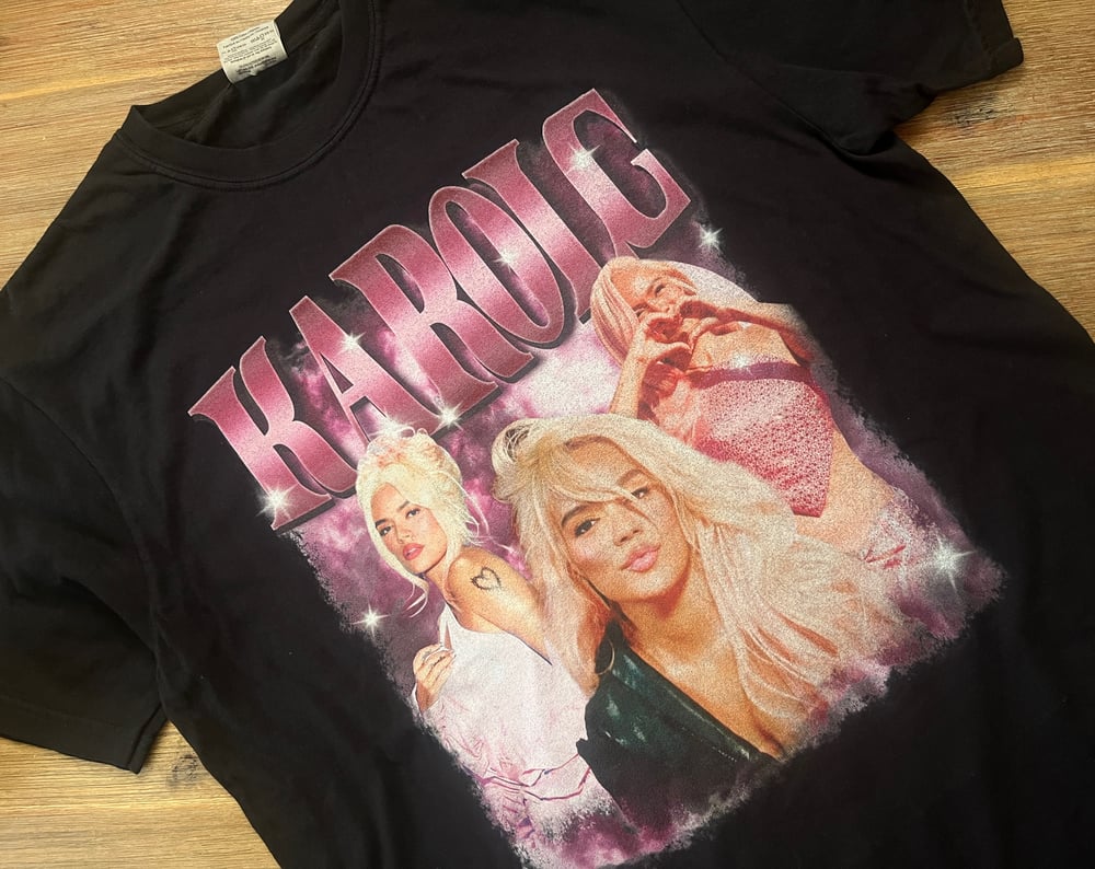 Image of KAROL G BOOTLEG T-SHIRT READY TO SHIP