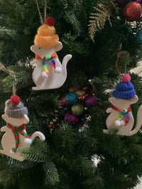 Image 3 of Ceramic Mouse decoration Green