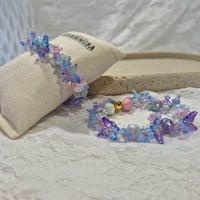 Image 1 of Enchanted Bracelet - Floral & Butterflies