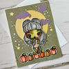 Zombie Doll Greeting Card