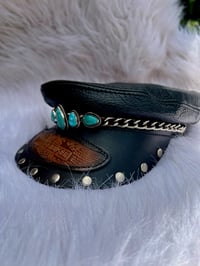 Image 2 of Highway Queen Hat - White Water Turquoise 