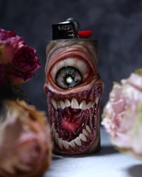 Image 9 of Custom Lighter Sleeve, Lighter Cover, Fits Regular Sized Bic Lighters, OOAK 