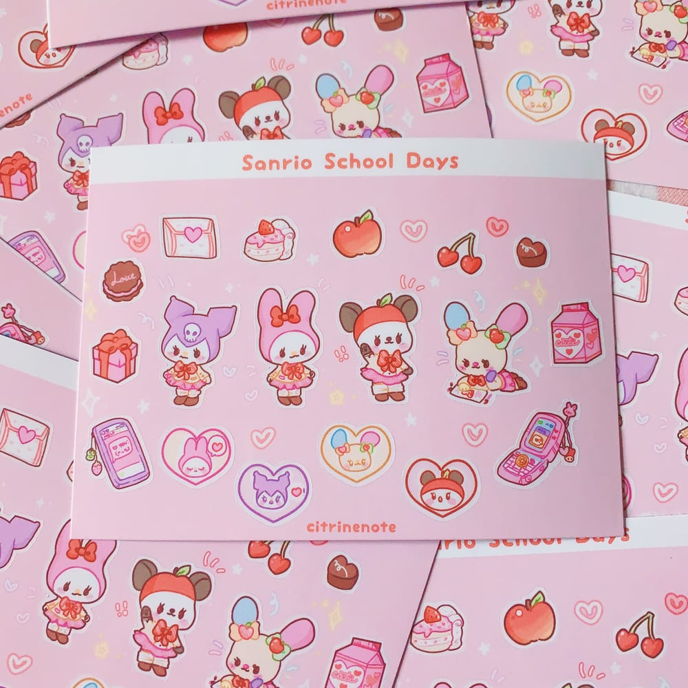 Image of School Days Sticker Sheet