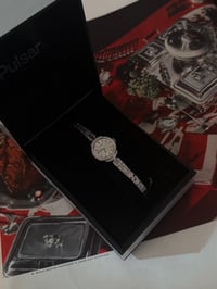 Image 1 of Vintage Dainty Silver Tone Pulsar By SEIKO 