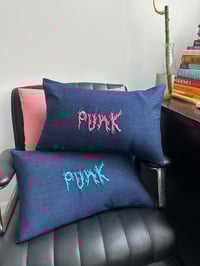 Image 1 of Punk Denim Cushion