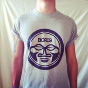 Image of BORIS LOGO TEE. (GREY)