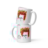Image 3 of White glossy mug START YOUR DAY WITH A SMILE 