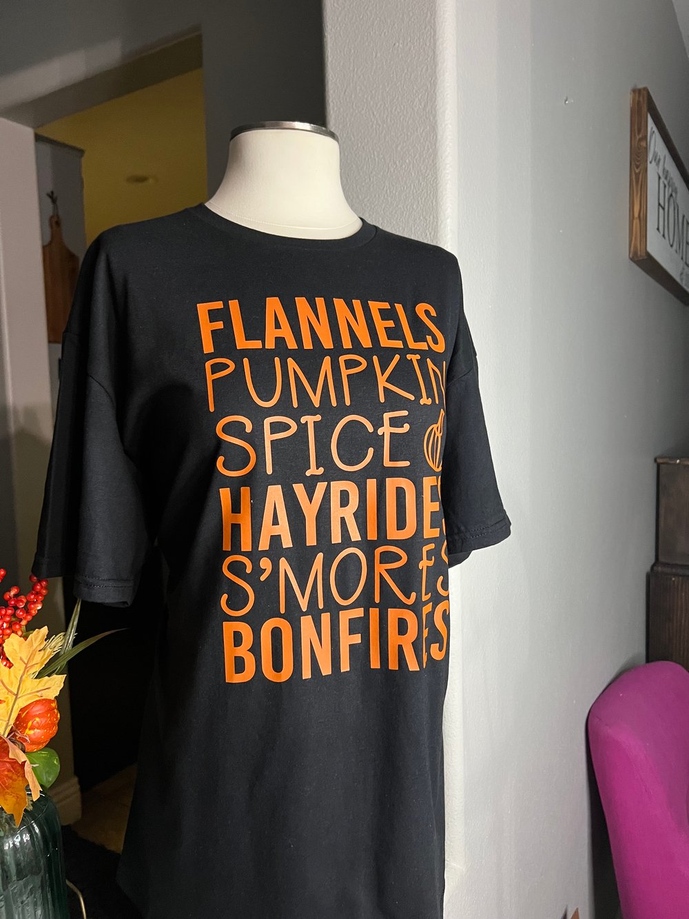 Flannels-Hayrides-Bonfires Tee