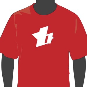 Image of BURTONARTS logo RED tee