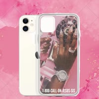 Image 4 of ‘Call On Jesus Sis’ iPhone Case