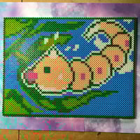 Image 2 of Retro Style Pokemon Perler Wall Decor