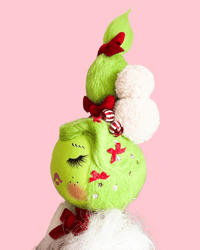 Image 3 of  MEDIUM ART DOLL & ORNAMENT HOLIDAY