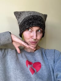 Image 2 of Handspun Shetland/Jacob Hat 2
