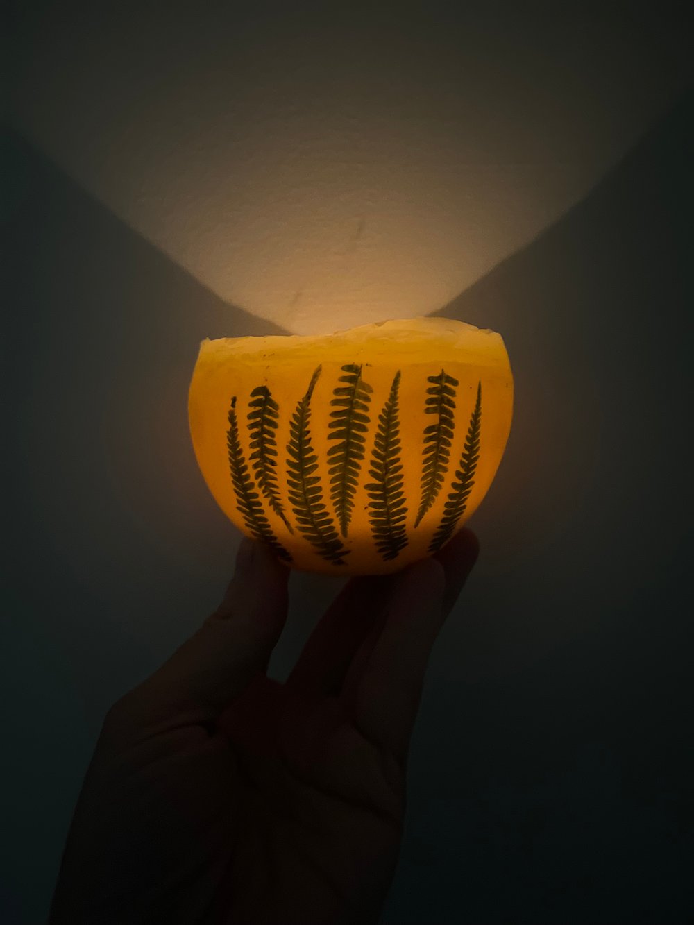 Image of Medium Comb Beeswax Lantern 