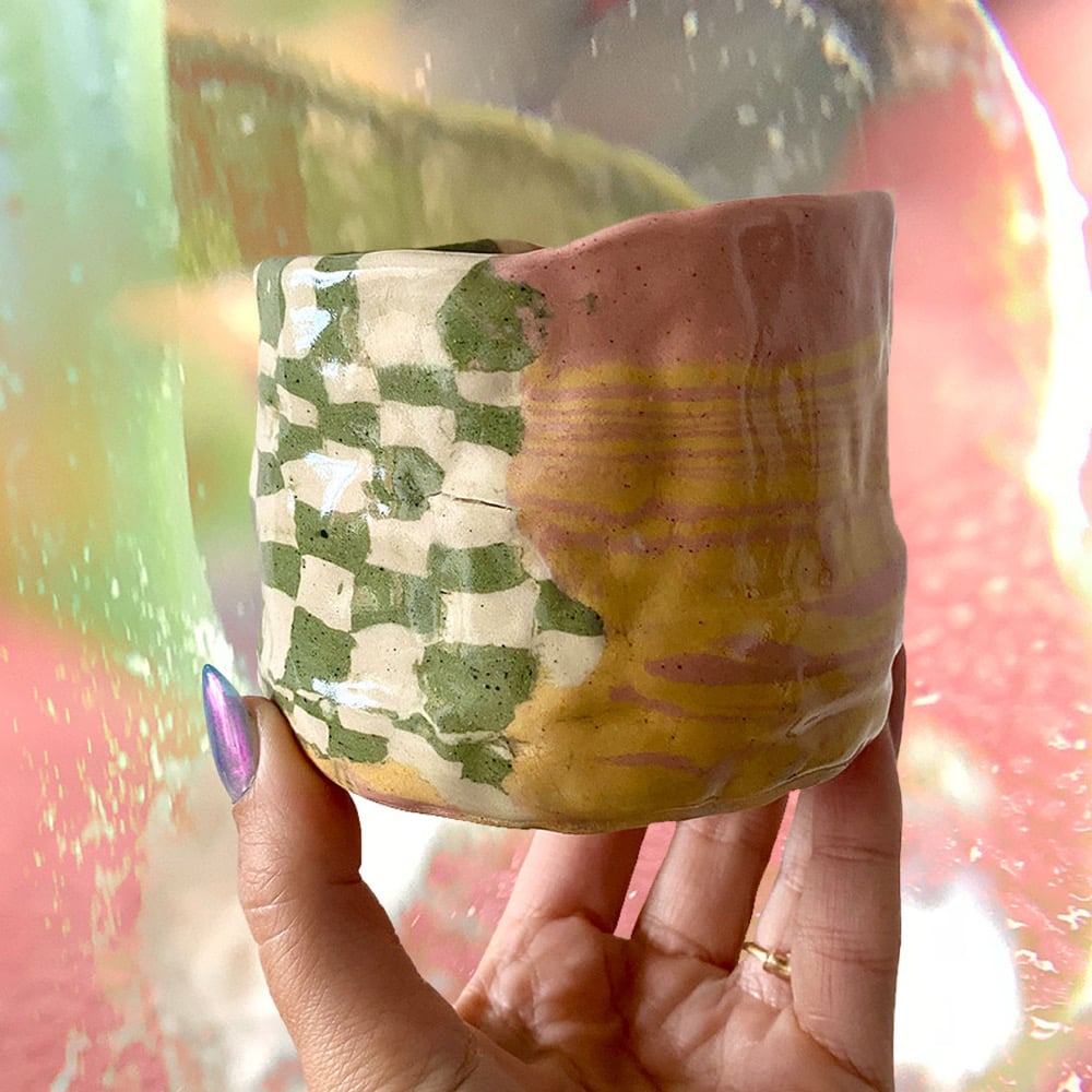 Image of Nerikomi Plant Pot *Second*