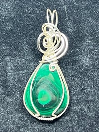 Malachite in Sterling Silver 