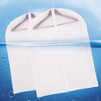 Image 2 of Hanging Clothes Dust Cover – Garment Suit Storage Bag Organizer for Wardrobe