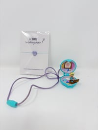 Image 3 of Ensemble bracelet et Polly Pocket médaillon turquoise Complet