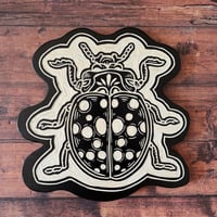Image 2 of Ladybug Woodcut