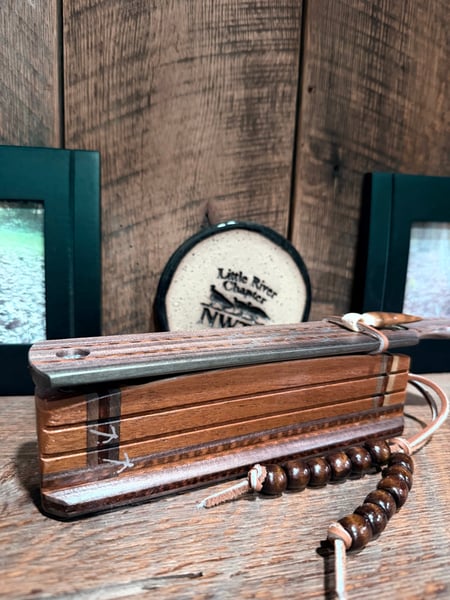 Image of Blue Mahoe/Mahogany Snakewood Parquet Short Box