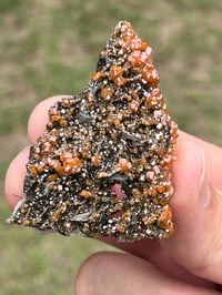 Image 7 of Vanadinite On Black Barite Specimen #2622