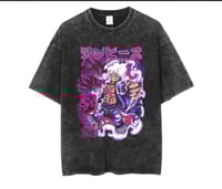 One Piece washed oversized t-shirt  Luffy gear 5 