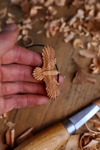 Image 2 of Raven Bird- Pendant Necklace 