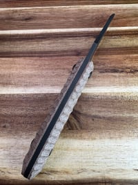 Image 4 of Wachtman Knife & Tool Kliff Micarta Stone Wharncliffe Fixed Steel Blade