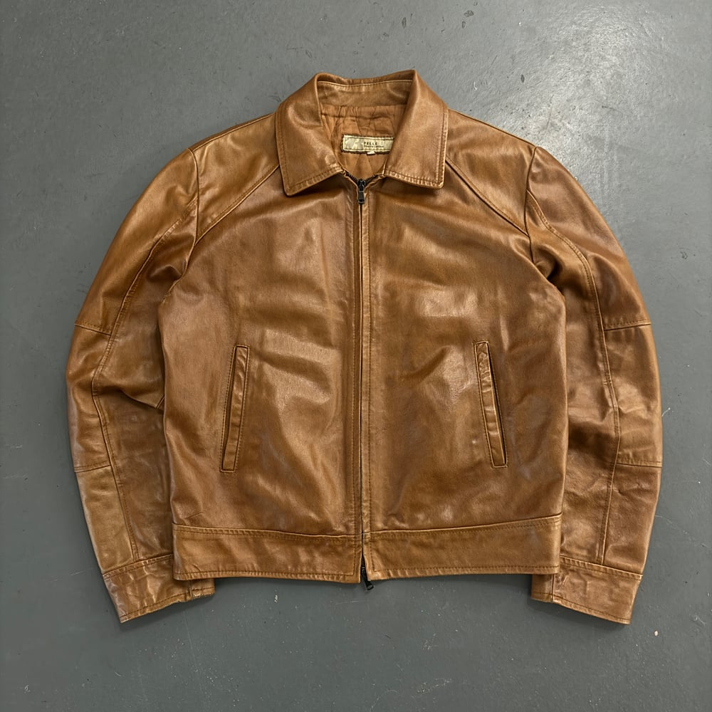 Image of 1990s Leather jacket, size medium