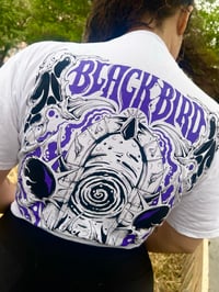 Image 1 of Tshirt blanc / violet 
