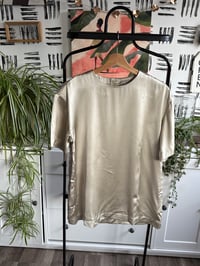 Image 1 of H & M satin top zipper back