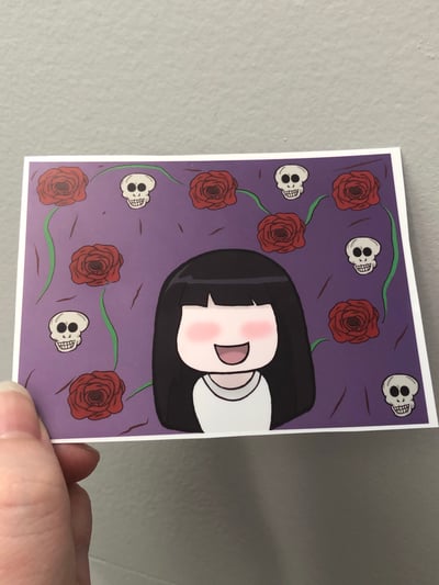 Image of Horror Girl Sticker