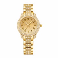 Image 1 of WOMENS GOLD LUXE STAINLESS STEEL WATCH