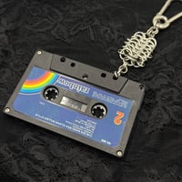 Image 2 of Rainbows and Tapes Keychain