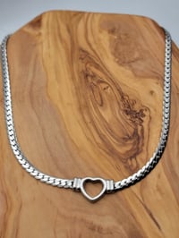 Image 2 of Heart choker necklace