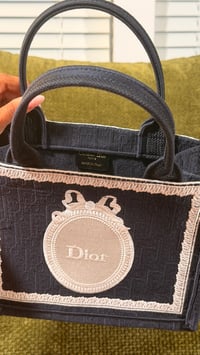 Image 3 of Book Tote - Navy 