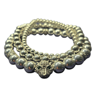 Image 1 of Hematite Jaguar Bracelet Set