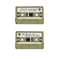 Image 3 of Stick Season Cassette Tape Keychain