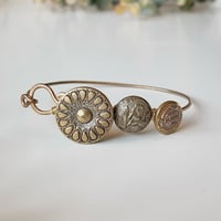 Image 2 of "Rosette" Button Bracelet