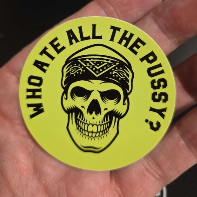 429. WHO DID IT STICKER