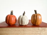 Image 2 of Wood Pumpkin Set 4