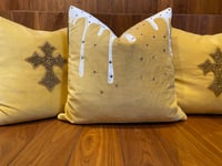 Image 3 of Swarovski Paint Drip Pillow (Ready To Ship!)