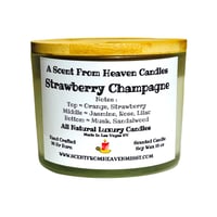 Image 1 of The Luxury Collection Strawberries Champagne White Frost Candles 