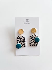 Paire de boucles d'oreilles céramique BOOMA PM + 1
