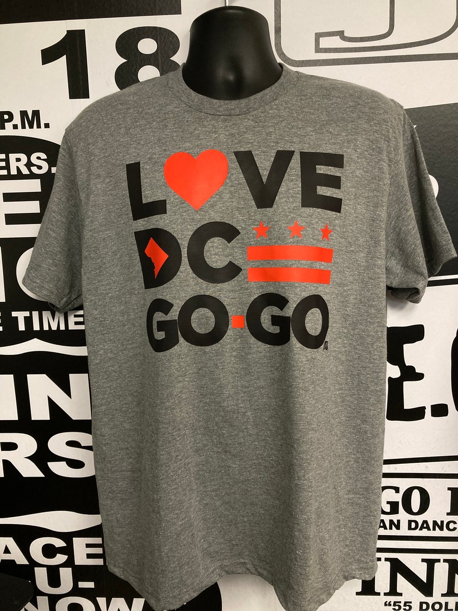 Image of LOVE DC GOGO "Classic" Gray Tshirt