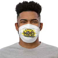 Premium Miko Worldwide Bubble Graphics face mask