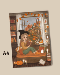 Image 1 of Affiche lecture d’automne