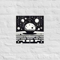 Image 1 of Abstract Black and White Poster