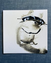 Image 1 of Little Raccoon A Fine Art Print 6”x 6”
